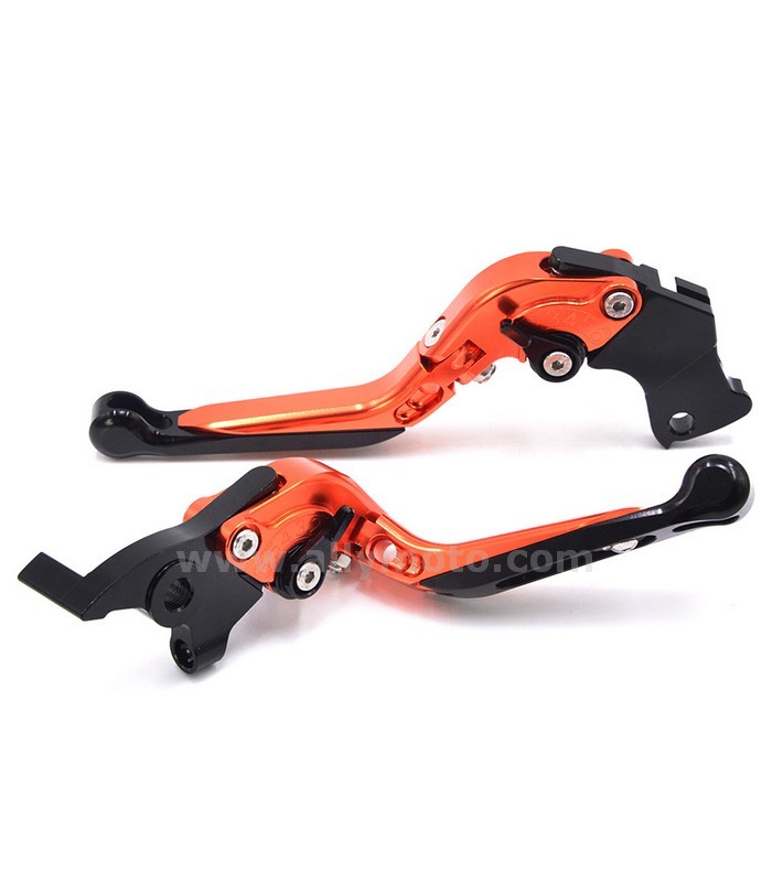 046 CNC Adjustable Folding Extendable Brake Levers For Yamaha YZF R1-6